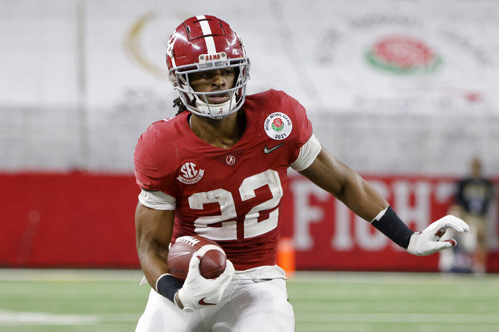 2. Najee Harris (Sr., Alabama, 6-1, 232)